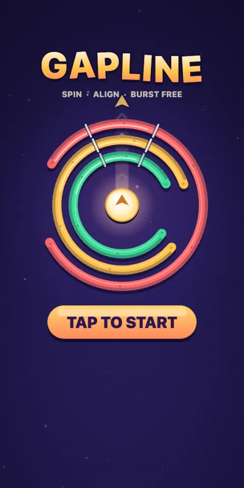 Gapline — start screen
