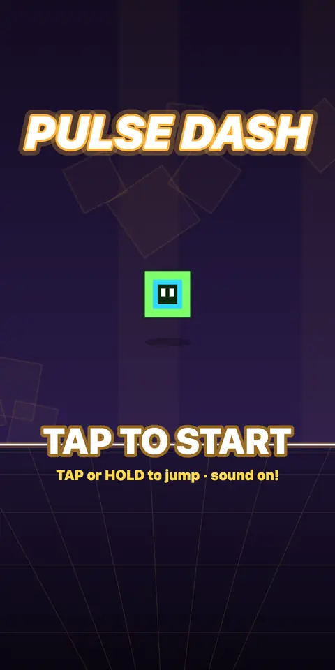 Pulse Dash — start screen