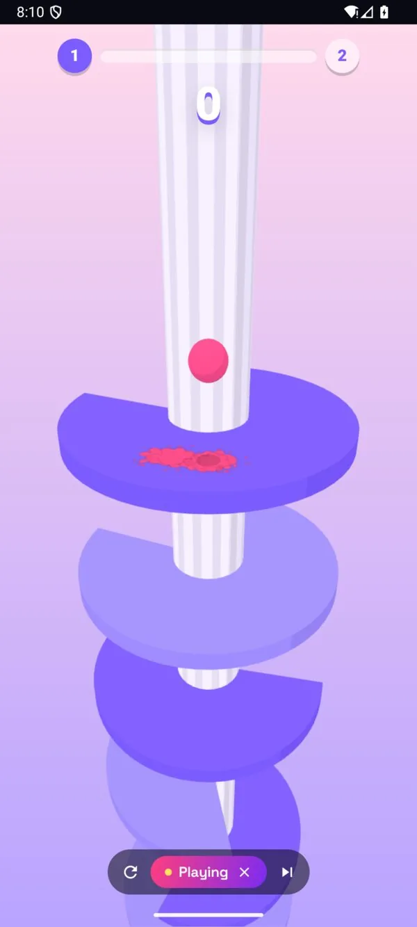 Game dimainkan layar penuh di feed PingPlay